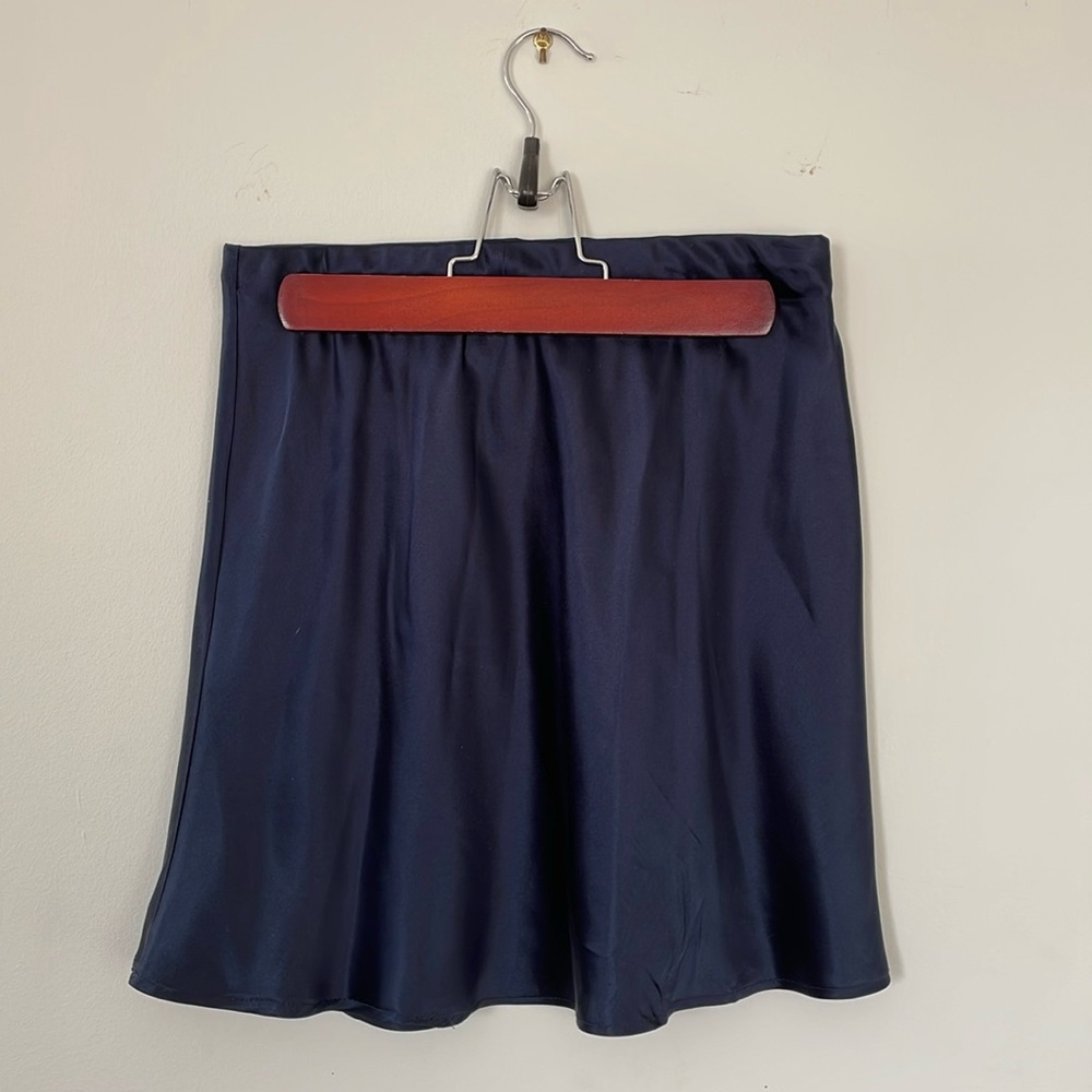 Vintage Silk Mini Slip Skirt